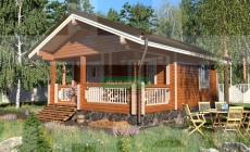 Проект бани Ромашка